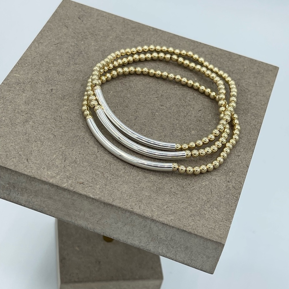 1 Bracelet Gold Filled Waterproof Sterling Silver. Sold individually. Handmade